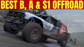 Best OFFROAD cars for B A and S1 class Forza Horizon 5 [upl. by Rabush487]