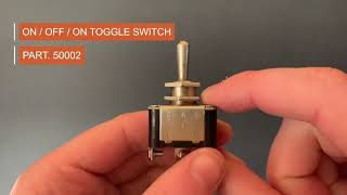 ON  OFF  ON Toggle Switch [upl. by Vernen]