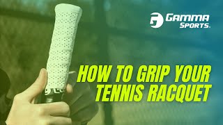 How to Regrip Your Tennis Racquet [upl. by Seem836]