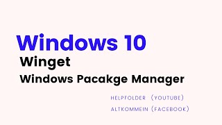 Windows  How to Install winget Windows Package Manager [upl. by Nealson]