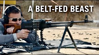 PKM Machine Gun a belt fed beast [upl. by Sidwell]