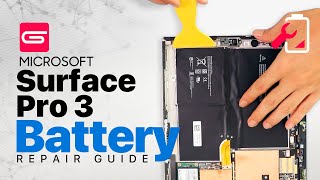 Microsoft Surface Pro 3 1631 Battery Replacement [upl. by Ellett]