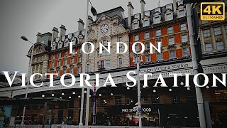 London Victoria Station Walk Through England 4K [upl. by Laurie]