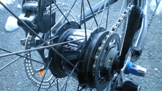 Shimano Nexus Alfine 8 speed How it works [upl. by Crista]