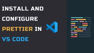 How to use Prettier in VS Code  Code Formatting [upl. by Flanders]