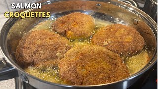 The Best Salmon Croquettes Recipes  Easy And Delicious [upl. by Annasiul]