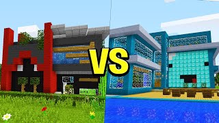 Skeppy vs BadBoyHalo MILLIONAIRE House Battle  Minecraft [upl. by Cohin]