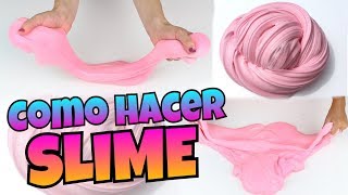 DIY  Como Hacer SLIME  FÁCIL Y SIN BÓRAX  NatyGloss [upl. by Jovi]