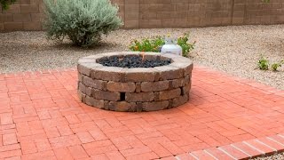 How To Install A Gas Fire Pit [upl. by Licha]