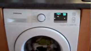 Samsung Ecobubble Washer 8KG 1400rpm A WF80F5EOW4W [upl. by Derrick712]