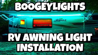 RV LED AWNING LIGHT INSTALLATION  STEP BY STEP GUIDE [upl. by Bogosian656]