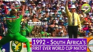 South Africas first ever World cup match  SA vs Australia 1992 World cup Extended highlights [upl. by Pasquale]