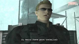 Resident Evil CODE Veronica X  Chris vs Wesker legendado [upl. by Alvarez]