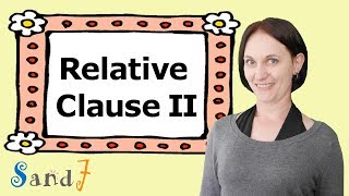 Relative Clause Part 2  Embedded Clause  English Grammar [upl. by Netsirc]