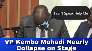 Breaking 😳 Kembo Mohadi Nearly Collapse on Stage [upl. by Ram]