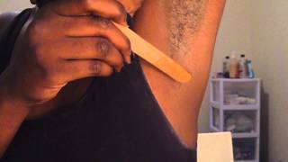 DIY Armpit Waxing [upl. by Turro]