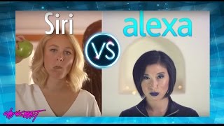 SIRI vs ALEXA  AI RAP BATTLE [upl. by Dinah]