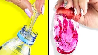 HAZ SLIME DE AGUA 💦 Probando Recetas SIN BORAX [upl. by Asenej]