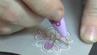 Parchment Crafting with SweetStampscom Rubber Stamps [upl. by Hudgens]