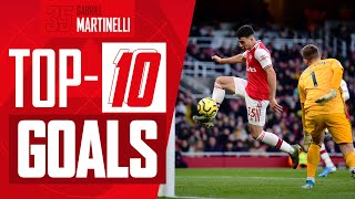 Ranking Gabriel Martinellis Top 10 Goals for Arsenal [upl. by Alisan]