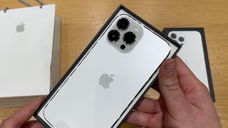 iPhone 13 Pro Max Silver  Unboxing and Impressions [upl. by Jonas]