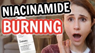 Why NIACINAMIDE BURNS amp CAUSES REDNESS Dr Dray [upl. by Rutherford]