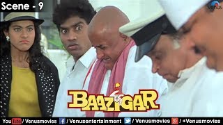 Kajol gets Irritated with Johnny Lever Baazigar [upl. by Neehahs]