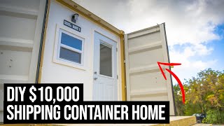 Check out my 10000 SHIPPING CONTAINER HOME  20ft Shipping Container Home Tour [upl. by Teak474]