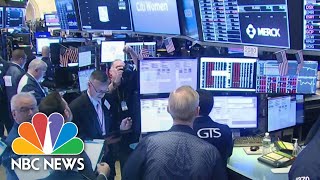 Stock Trading Halted After Markets Plunge At Market Open  NBC News [upl. by Arbua961]