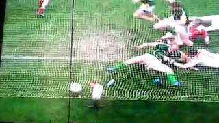 Controversial Meath goal vs Louth  Leinster football final 2010 [upl. by Sel]