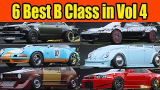 6 Best B Class Car in NFS Unbound Update Vol 4 [upl. by Hervey]