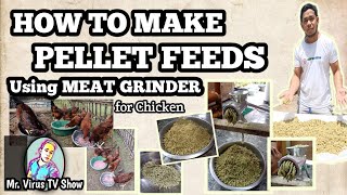 How to make pellet feeds using Meat Grinder [upl. by Mij595]