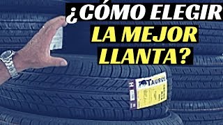 LLANTAS  CÓMO ELEGIR LA MEJOR LLANTA Velocidad Total [upl. by Noillimaxam36]