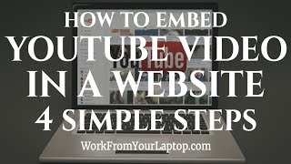 How to Embed YouTube Video in a Website [upl. by Fatma640]