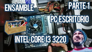 ENSAMBLE PC CON INTEL CORE I3 3220 Y BOARD GIGABYTE GAH61MS2PV PRIMERA PARTE 👍😎🦾 [upl. by Onez]