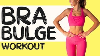 BRA BULGE ARMPIT amp BACK FAT Workout  8 mins at Home [upl. by Ahsieken]