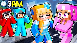 Crystal is SLEEPWALKING At 3AM In Minecraft [upl. by Sheeree]