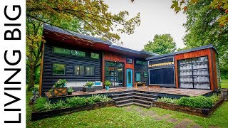 Musicians Incredible Modern Tiny House amp Mobile Music Studio [upl. by Yakcm268]