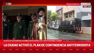 La CIUDAD ACTIVÓ el PLAN de CONTINGENCIA ANTITERRORISTA [upl. by Winthrop]