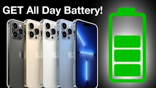 iPhone 13 Pro Max Battery Life  Make it Last ALL DAY [upl. by Nitsug]