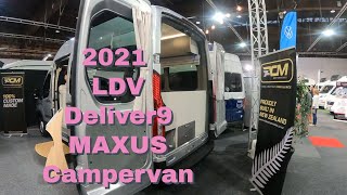 LDV Deliver9 Maxus Campervan 2021 ACM [upl. by Lime834]