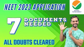 7 documents needed for NEET 2023 Application [upl. by Aronas]