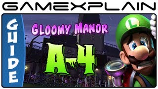 Luigis Mansion 2 Dark Moon Gloomy Manor A4 Gem Boo amp Puzzle Guide amp Walkthrough [upl. by Ulysses]