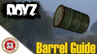 DayZ Standalone 059  Barrel Guide Storage Crafting [upl. by Martineau]