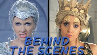 FREYA vs RAVENNA Behind the Scenes Princess Rap Battle [upl. by Katharine]