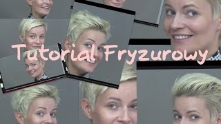 FRYZURY DLA KROTKICH WLOSOW  TUTORIAL [upl. by Nnylorac]