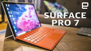 Microsoft Surface Pro 7 review USBC upgrade battery downgrade [upl. by Ylrebmek]