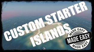 CUSTOM STARTER ISLANDS IN STRANDED DEEP  Everything YOU NEED TO KNOW [upl. by Niar]