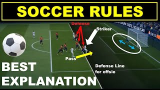 Soccer Rules  Football Rules  Beginner Guide [upl. by Alica]