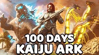 I Spent 100 Days in Kaiju Ark Survival Evolved [upl. by Lorn]